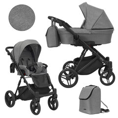 Lastenvaunut Lazzio Kunert 2in1 Grey hinta ja tiedot | Vaunut ja rattaat | hobbyhall.fi