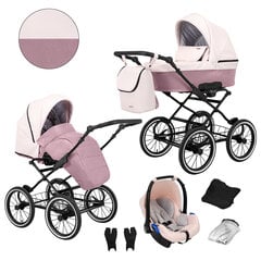 Lastenvaunut Romantic Kunert 3in1 Pink ECO hinta ja tiedot | Vaunut ja rattaat | hobbyhall.fi