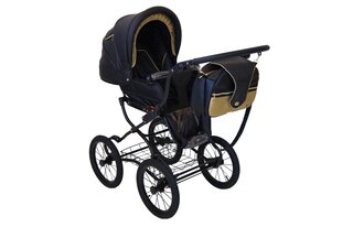 Lastenvaunut Isabell Baby Fashion 2in1 Black - Gold hinta ja tiedot | Baby Fashion Lapset | hobbyhall.fi