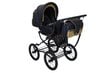 Lastenvaunut Isabell Baby Fashion 3in1 Black - Gold hinta ja tiedot | Vaunut ja rattaat | hobbyhall.fi