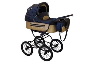 Lastenvaunut Isabell Baby Fashion 3in1 Black - Gold hinta ja tiedot | Vaunut ja rattaat | hobbyhall.fi