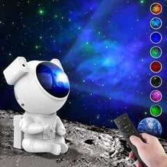 LED 3D Galaxy ja tähtiprojektori, yövalo, astronautti hinta ja tiedot | Projektorit | hobbyhall.fi