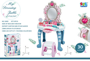 Interaktiivinen kauneuspöytä, jossa on peili ja tuoli hinta ja tiedot | Tyttöjen lelut | hobbyhall.fi