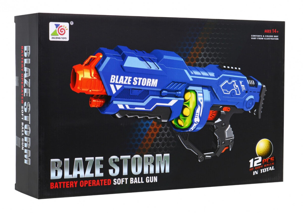 Blaze Storm kivääri patruunoineen hinta ja tiedot | Poikien lelut | hobbyhall.fi
