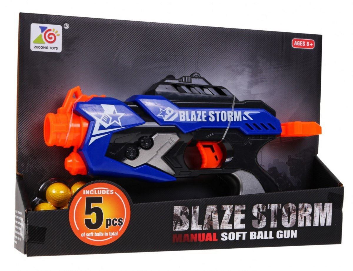 Blaze Storm haulikko patruunoilla lapsille, sininen hinta ja tiedot | Poikien lelut | hobbyhall.fi