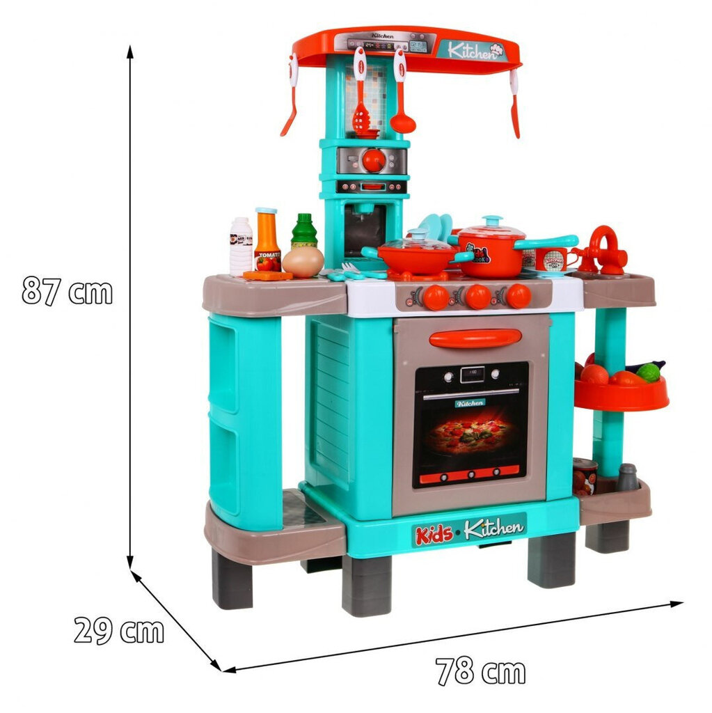 Suuri lasten keittiö, sininen hinta ja tiedot | Tyttöjen lelut | hobbyhall.fi