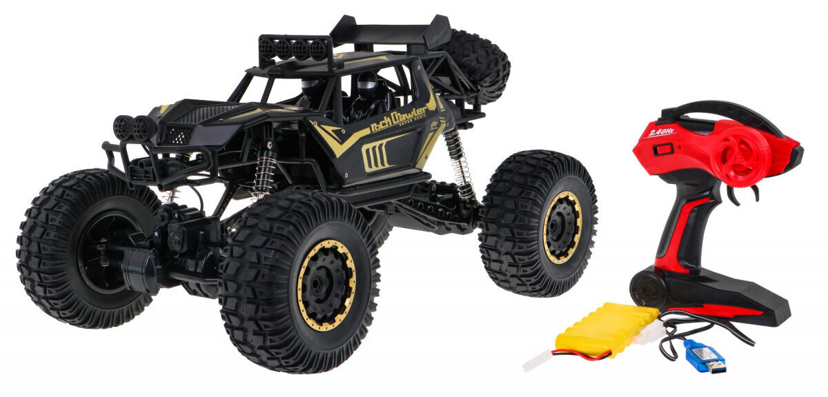 Kauko-ohjattava auto - Metal Mega Crawler hinta ja tiedot | Poikien lelut | hobbyhall.fi