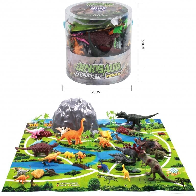 Dinosaurukset, Woopie, 34 hahmon sarja hinta ja tiedot | Poikien lelut | hobbyhall.fi