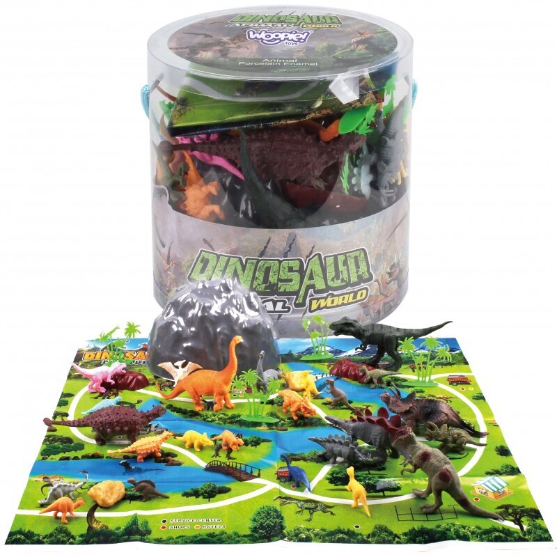 Dinosaurukset, Woopie, 34 hahmon sarja hinta ja tiedot | Poikien lelut | hobbyhall.fi