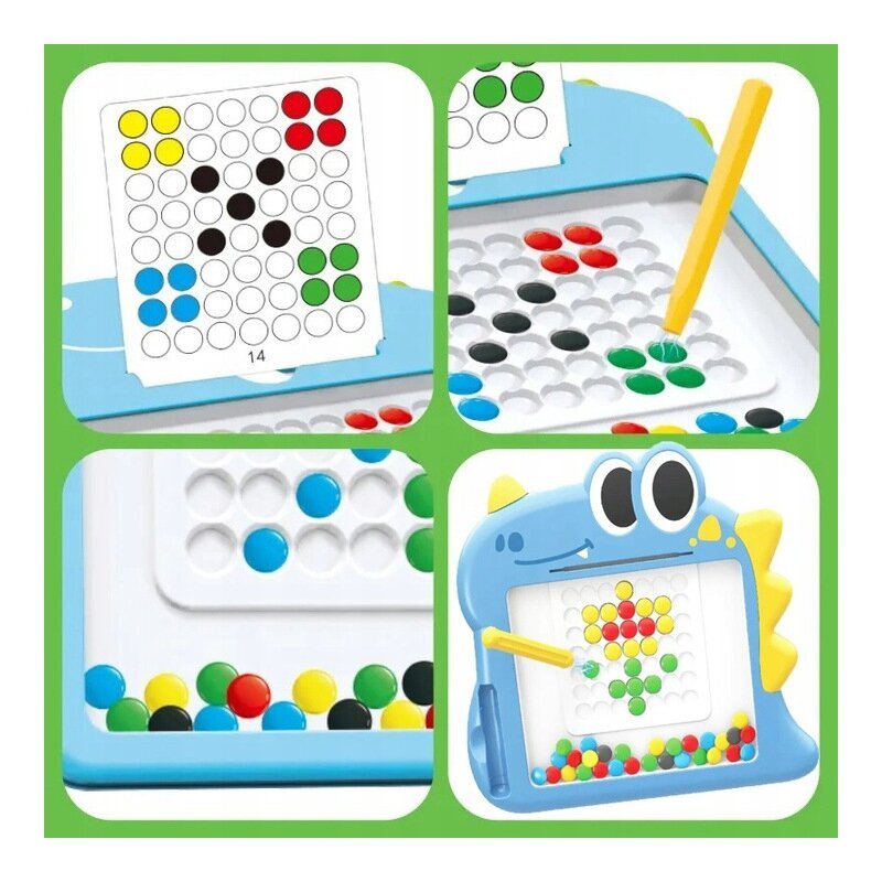 Montessori magneettitaulu MagPad, Woopie, sininen hinta ja tiedot | Kehittävät lelut | hobbyhall.fi