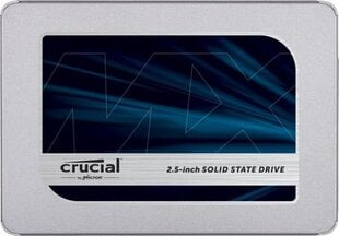 Crucial MX500 1TB SATA3 (CT1000MX500SSD1). hinta ja tiedot | Crucial Tietokoneet ja pelaaminen | hobbyhall.fi