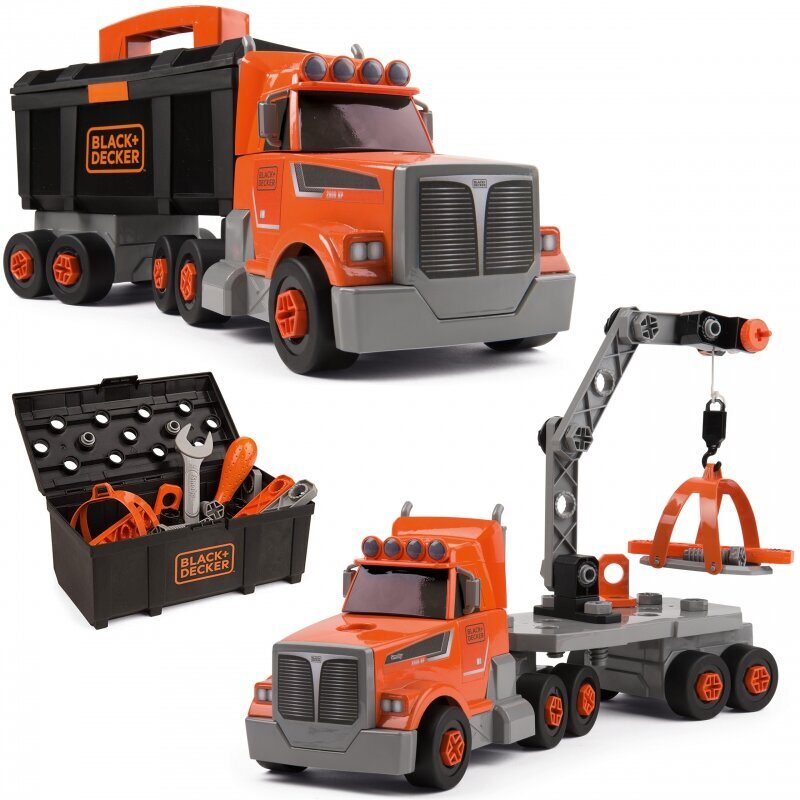 Smoby Big Truck nosturilla ja lisävarusteilla hinta ja tiedot | Poikien lelut | hobbyhall.fi