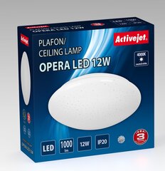 LED-valaisin Activejet AJE-Opera, 12W, valkoinen hinta ja tiedot | Upotettavat valaisimet ja LED-valaisimet | hobbyhall.fi