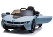 BMW I8 JE1001 yksipaikkainen sähköauto, sininen hinta ja tiedot | Lasten sähköautot | hobbyhall.fi