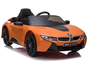 BMW I8 JE1001 yksipaikkainen sähköauto oranssi hinta ja tiedot | Lasten sähköautot | hobbyhall.fi