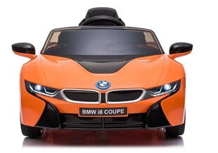 BMW I8 JE1001 yksipaikkainen sähköauto oranssi hinta ja tiedot | Lasten sähköautot | hobbyhall.fi