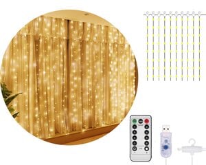 Valoverho Livman 300LED, 3x3m hinta ja tiedot | Jouluvalot | hobbyhall.fi