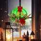 Koristeellinen joulukranssi LED-valoilla, LIVMAN XY-019 hinta ja tiedot | Joulukoristeet | hobbyhall.fi