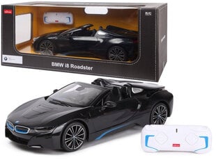 BMW i8 Roadster kauko-ohjattava auto, musta hinta ja tiedot | Poikien lelut | hobbyhall.fi