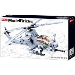 Rakennussetti SLUBAN Attack helikopteri 482 osaa, 6+ hinta ja tiedot | LEGOT ja rakennuslelut | hobbyhall.fi