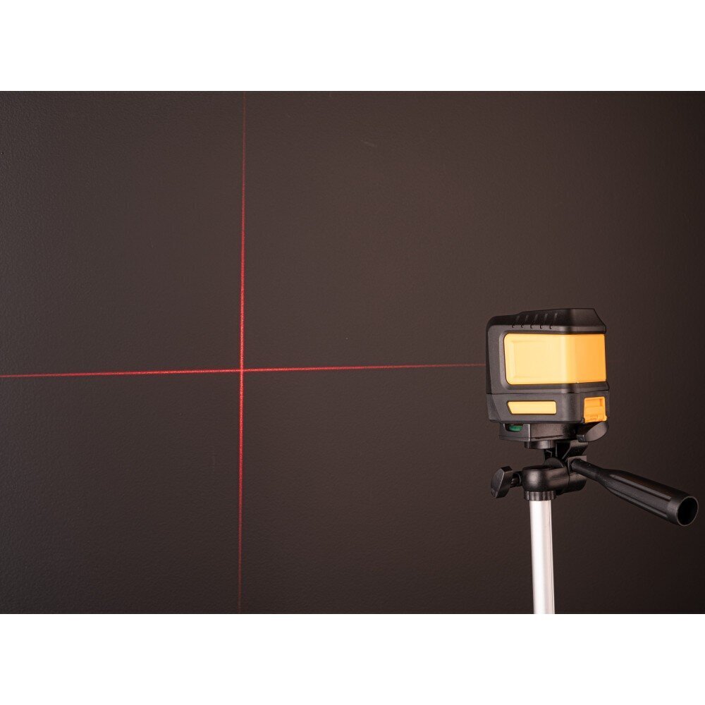 Lasertason PowerMat + kolmijalka (15 m) hinta ja tiedot | Käsityökalut | hobbyhall.fi