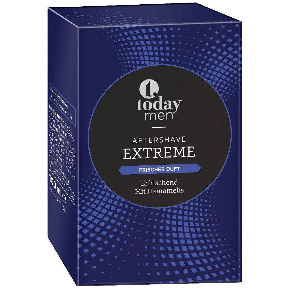 Today miesten aftershave extreme, 100 ml hinta ja tiedot | Parranajo ja karvanpoisto | hobbyhall.fi