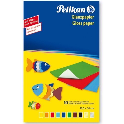 Pelikan paperi 18,5 x 29,7cm, 8 arkkia, eri värejä (137935) hinta ja tiedot | Toimistotarvikkeet | hobbyhall.fi