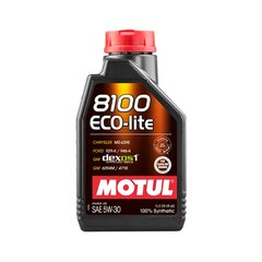 Öljy Motul 8100 Eco-lite 5W30, 1L (108212) hinta ja tiedot | Moottoriöljyt | hobbyhall.fi