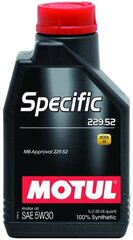 Oil Motul Specific 229.52 5W30, 1L (104844) hinta ja tiedot | Moottoriöljyt | hobbyhall.fi