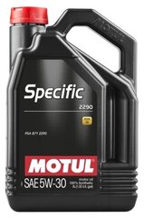 Oil Motul Specific 2290 5W30, 5L (109325) hinta ja tiedot | Moottoriöljyt | hobbyhall.fi