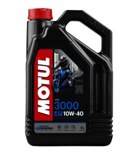 Öljy MOTUL 3000 4T 10W40 4ltr (107693) hinta ja tiedot | Moottoriöljyt moottoripyörille | hobbyhall.fi