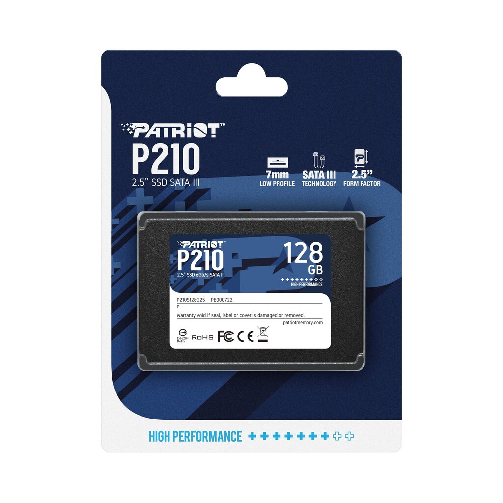 Patriot P210S128G25 hinta ja tiedot | Kovalevyt | hobbyhall.fi