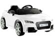 Audi TT RS Quattro, sähköauto lapsille, valkoinen hinta ja tiedot | Lasten sähköautot | hobbyhall.fi