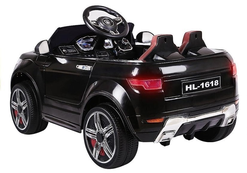 Lasten sähkömaasturi, HL1618, musta hinta ja tiedot | Lasten sähköautot | hobbyhall.fi