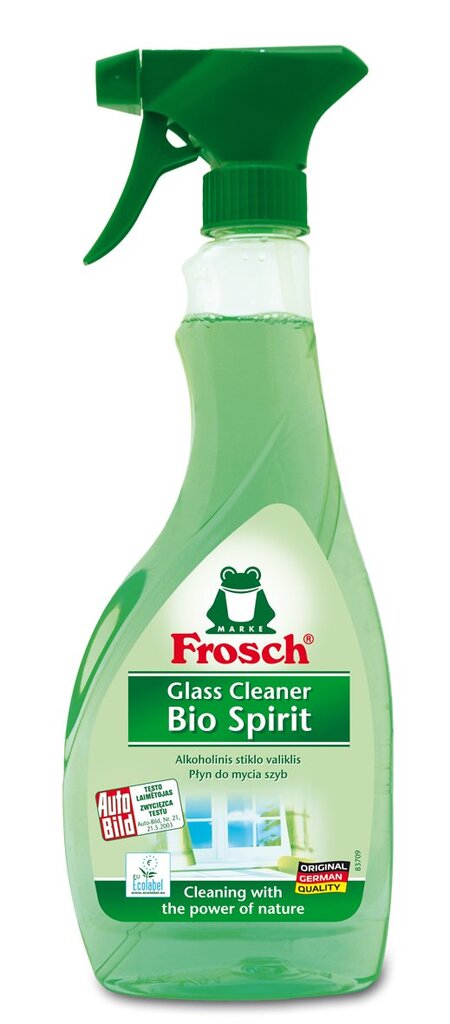 Lasinpuhdistusaine FROSCH, 500 ml hinta ja tiedot | Puhdistusaineet | hobbyhall.fi