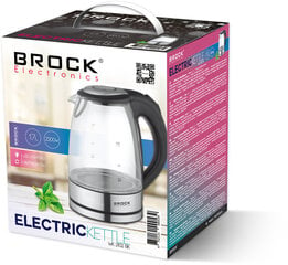 Vedenkeitin Brock Electronics WK 2102 BK hinta ja tiedot | Brock Electronics Kodinkoneet ja kodinelektroniikka | hobbyhall.fi
