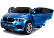 BMW X6M sähköinen katumaasturi, sininen hinta ja tiedot | Lasten sähköautot | hobbyhall.fi