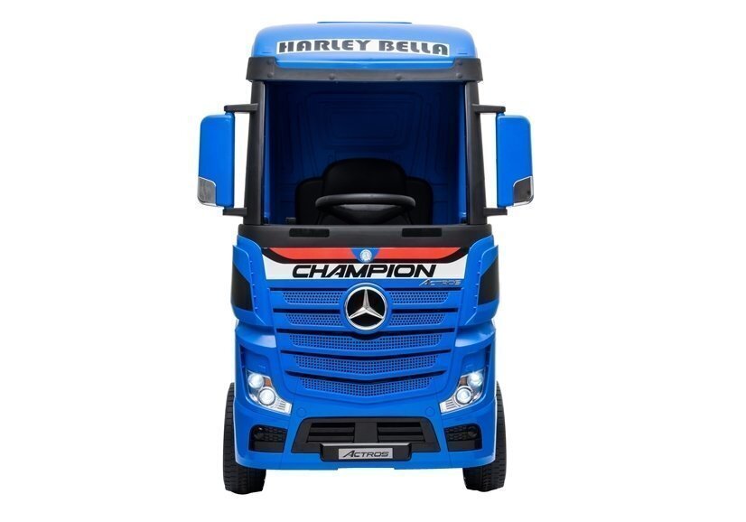 Lasten sähköauto Mercedes Actros, sininen hinta ja tiedot | Lasten sähköautot | hobbyhall.fi