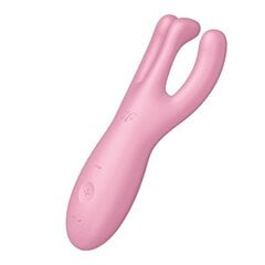 Vibraattori Satisfyer Threesome 4, vaaleanpunainen hinta ja tiedot | BDSM ja fetissit | hobbyhall.fi