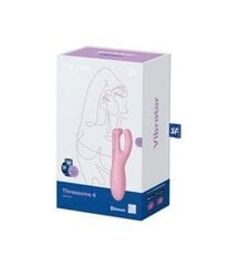 Vibraattori Satisfyer Threesome 4, vaaleanpunainen hinta ja tiedot | BDSM ja fetissit | hobbyhall.fi