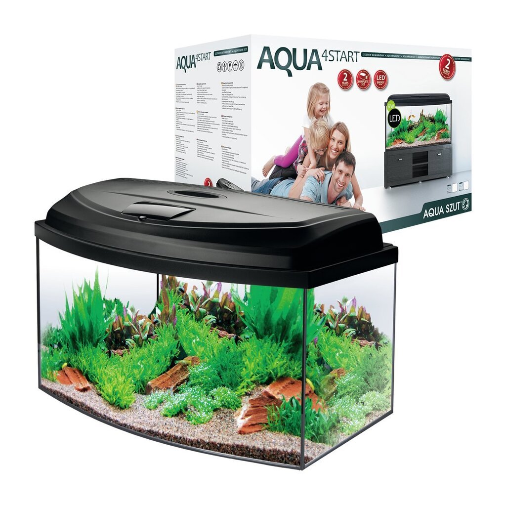 Akvaariosetti Aqua Szut Aqua4Start 60 Oval hinta ja tiedot | Akvaariotarvikkeet | hobbyhall.fi