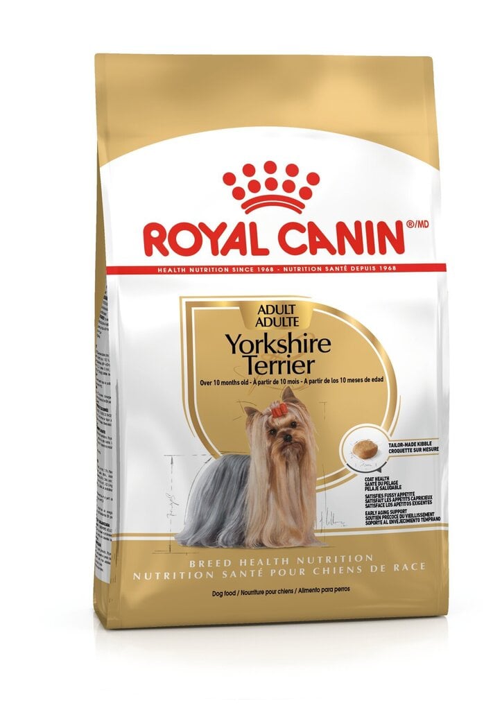 Koiranruoka Royal Canin Yorkshirenterrieri 28 Aikuinen 1,5 kg hinta ja tiedot | Koiran kuivaruoka | hobbyhall.fi