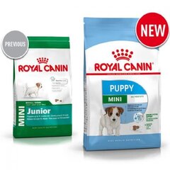 Koiranruoka Royal Canin Mini Junior 8 kg hinta ja tiedot | Koiran kuivaruoka | hobbyhall.fi