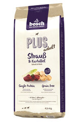 Bosch Petfood Plus HPC+ strutsinliha (yksi proteiini), 12,5 kg hinta ja tiedot | Bosch Petfood  Plus Koirat | hobbyhall.fi