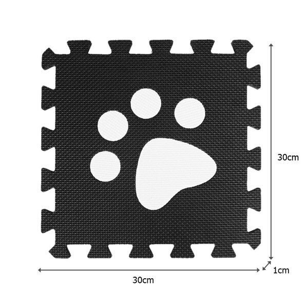 Pehmeä palapelimatto "Tassut", 90x90 hinta ja tiedot | Leikkimatot | hobbyhall.fi