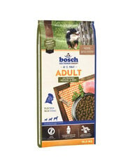 Koiranruoka Bosch Adult Geflugel & Dinkel siipikarjalla ja speltillä, 15kg hinta ja tiedot | Koiran kuivaruoka | hobbyhall.fi