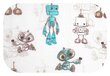 Puuvillaharso, 70x80, robotit hinta ja tiedot | Vauvan hoitoalustat ja tekstiilit | hobbyhall.fi