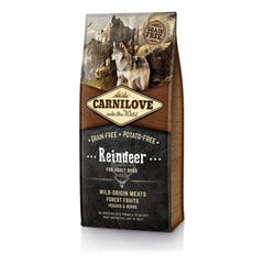 Kuiva koiranruoka Carni Love Reindeer aikuisille, 12 kg hinta ja tiedot | Carnilove Lemmikit | hobbyhall.fi