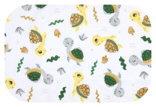 Ega puuvillaharso 70x80 cm, keltainen/vihreä kilpikonna hinta ja tiedot | Ega Kids Lapset | hobbyhall.fi