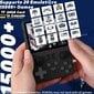 Happyjoe Powkiddy RGB20S 64GB konsoli, 15 000 peliä, musta hinta ja tiedot | Pelikonsolit | hobbyhall.fi